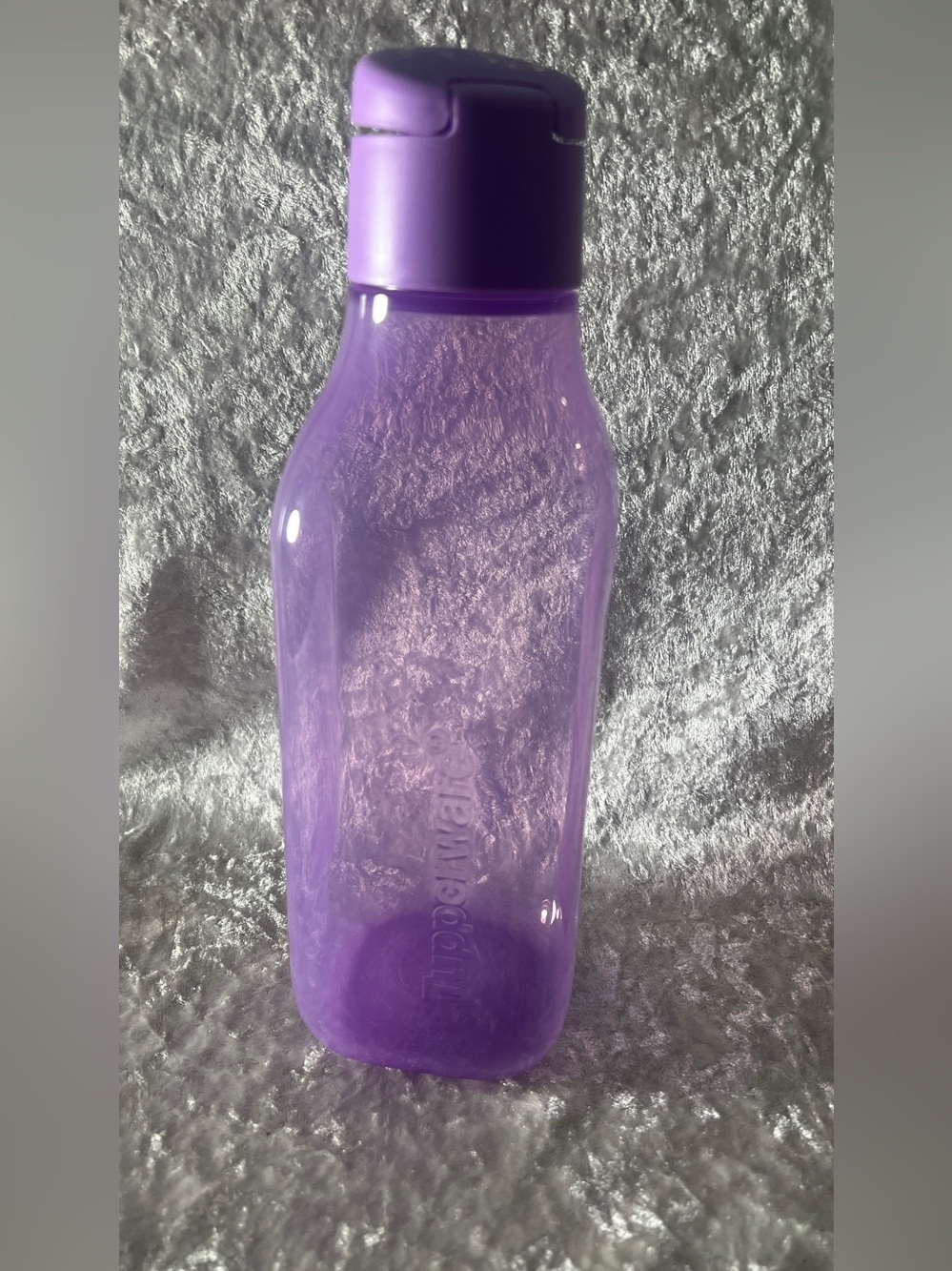 Tupperware Purple Flip-Top Water Bottle
